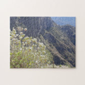 Puzzle Mountain Valley with Quiet Blooms (Horizontal)