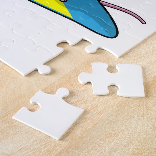 Puzzle Mouse as Snowboarder (Côté)