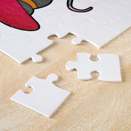 Puzzle Mouse as Snowboarder (Côté)