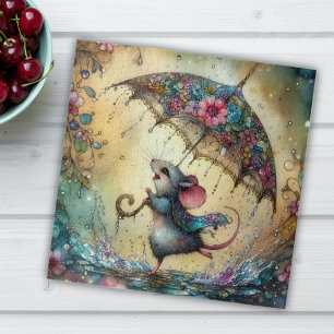 Puzzle Mouse mignonne Whimsical Spring Nature