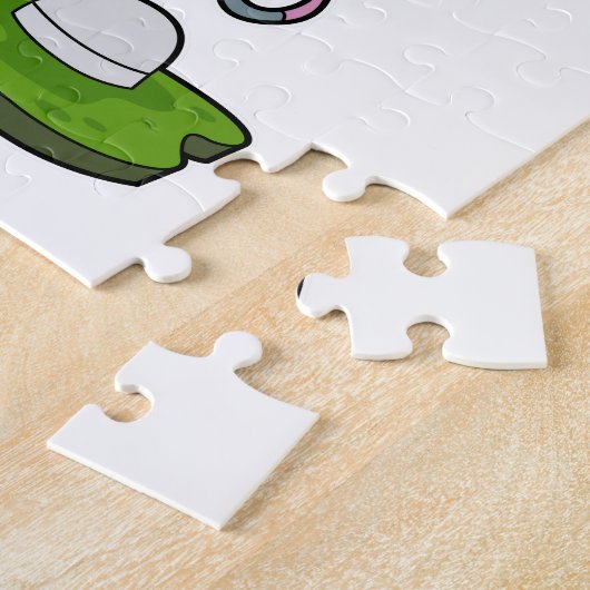 Puzzle Mouse with Coffee cup (Côté)