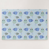 Puzzle Mouses bleu et Brown de Darlene (Horizontal)