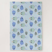 Puzzle Mouses bleu et Brown de Darlene (Vertical)