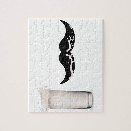 Puzzle Moustache de lait (Vertical)