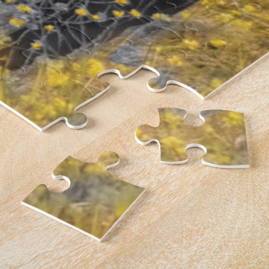 Puzzle Moutarde et chevaux (Côté)