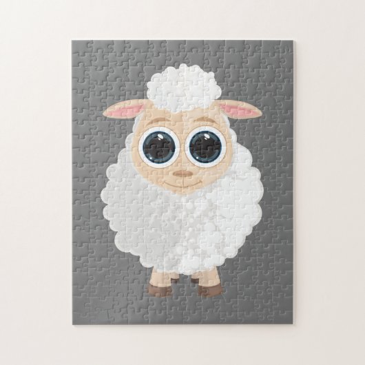 Puzzle Mouton blanc (Vertical)