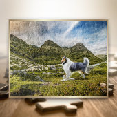 Puzzle Mouton Hercule Bleu Merle Rough Collie -
