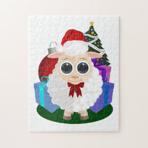Puzzle Mouton - Noël