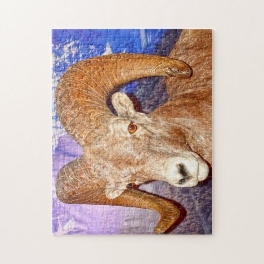 Puzzle moutons à cornes longues canadiens. (Vertical)