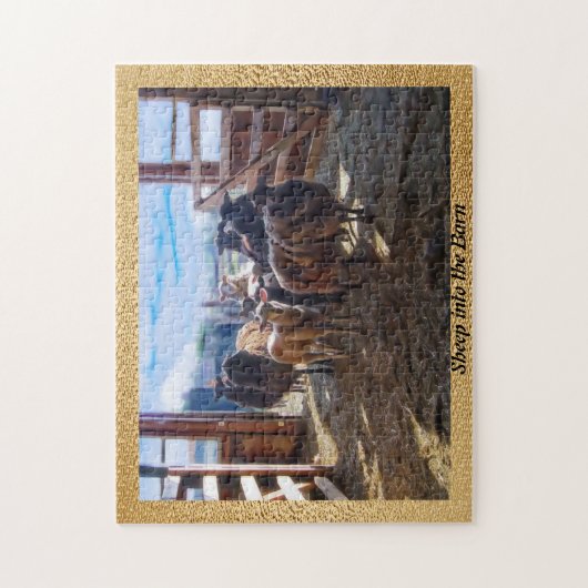 Puzzle Moutons dans la grange (Vertical)