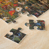 Puzzle Moutons dans un champ Fleur sauvage Ferme rustique (Côté)
