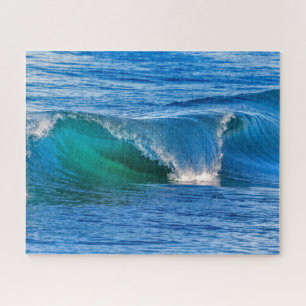 Puzzle Mouvement élégant de l'eau des vagues de l'océan a