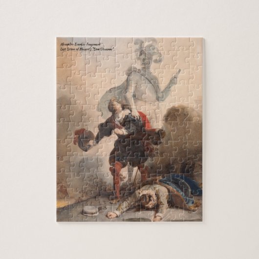 Puzzle Mozart Don Giovanni Opéra Illustration Vintage (Vertical)