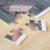 Puzzle Mr & Mrs add family name photo date wedding family (Côté)