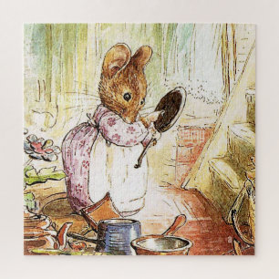 Puzzle "Mrs Mouse Cleans Pots and Pans" par Beatrix Potte