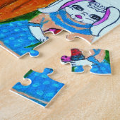 PUZZLE MS. BUNNYS MAISON, PEU DE PÂQUES (Côté)