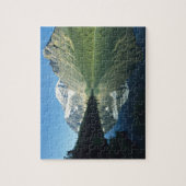 Puzzle Mt Edith Cavell dans le lac Cavell, Jasper Nationa (Vertical)