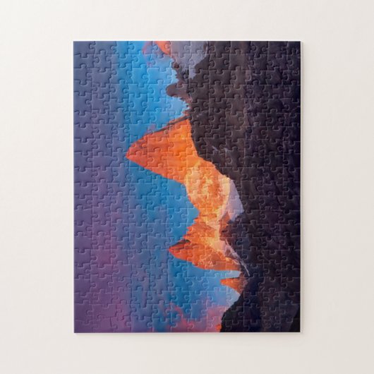 Puzzle Mt Fitz Roy au lever de soleil (Vertical)