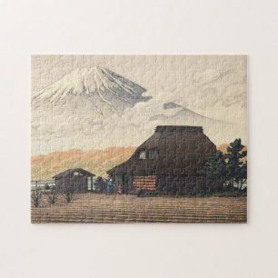 Puzzle Mt Fuji de Narusawa Hasui Kawase shin hanga art
