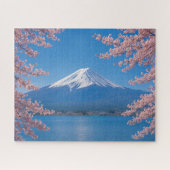 Puzzle Mt. Fuji with Cherry Blossoms in Full Bloom (Horizontal)