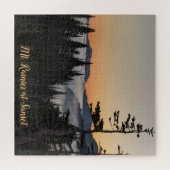 Puzzle Mt Rainier au coucher du soleil (Horizontal)