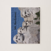 Puzzle Mt. Rushmore - une vue rapprochée. (Vertical)