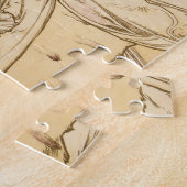 Puzzle Mucha Art nouveau femme beauté (Côté)