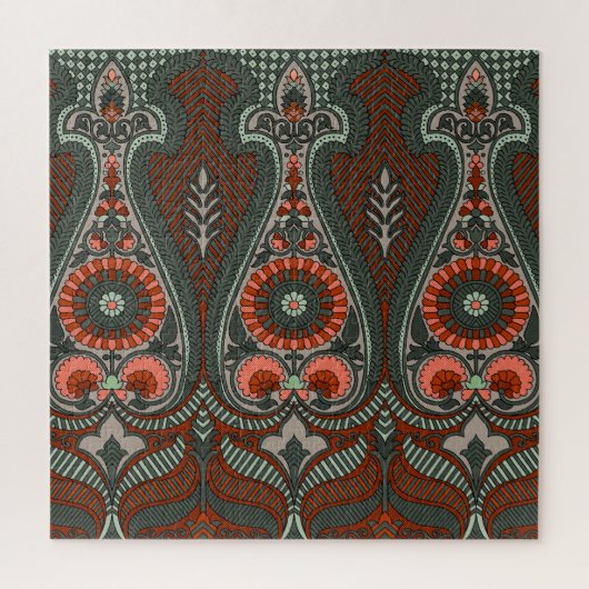 Puzzle Mughal Traditionnel : Impression, Conception De Ti (Vertical)