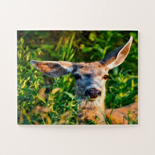 Puzzle Mule Deer Wyoming (Horizontal)