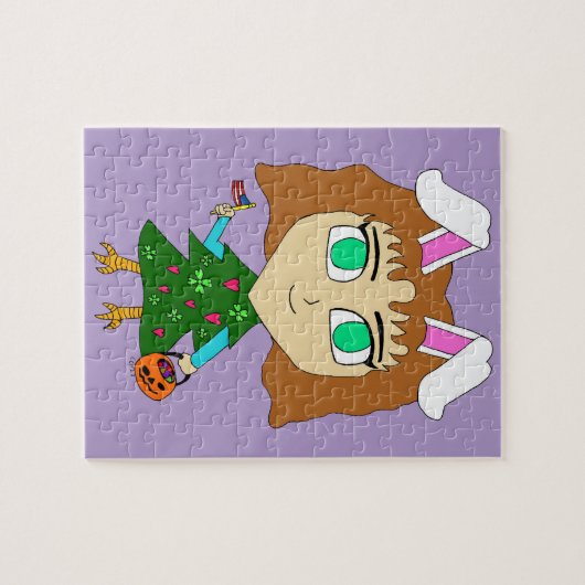 Puzzle Multi Holiday Chibi (Horizontal)