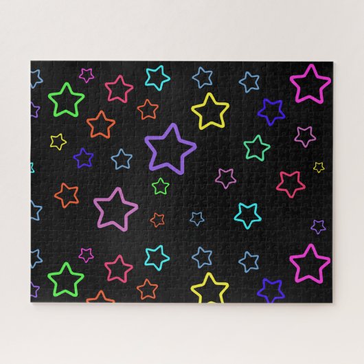 Puzzle Multicolored Starry Night (Horizontal)