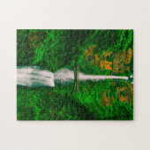 Puzzle Multnomah Falls Oregon. (Horizontal)