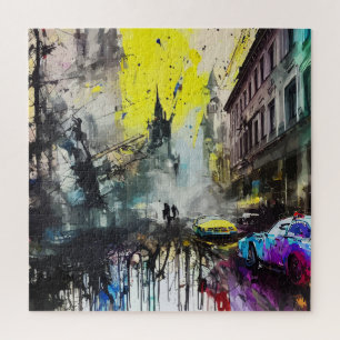 Puzzle Munich Allemagne Grunge urbain Busy Street Scène