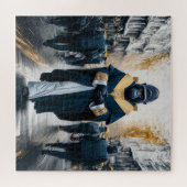 Puzzle Mur d'art conceptuel : Gorilla dans Robes monastiq (Horizontal)