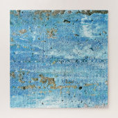 Puzzle Mur de béton texturé, taches de rouille. (Horizontal)