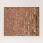 Puzzle Mur de brique rouge rustique (Horizontal)