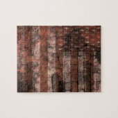Puzzle Mur de briques du drapeau américain (Horizontal)