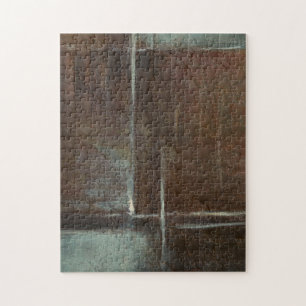 Puzzle Mur de briques rouge et gris