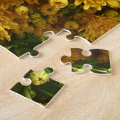 Puzzle Mur de Fleur Dorée | Chrysanthème Jaune (Côté)