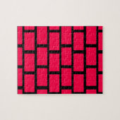 PUZZLE MUR EN BRIQUE ROUGE (Horizontal)