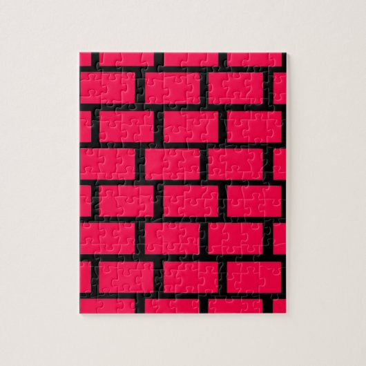 PUZZLE MUR EN BRIQUE ROUGE (Vertical)