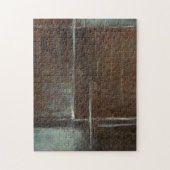 Puzzle Mur en brique rouge et gris (Vertical)