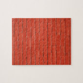 Puzzle Mur rouge orange (Horizontal)