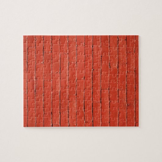 Puzzle Mur rouge orange (Horizontal)