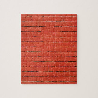 Puzzle Mur rouge orange