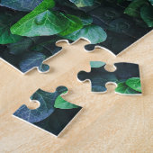 Puzzle Mur vert ivoire : surface naturelle. (Côté)