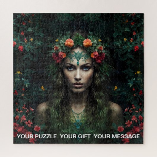 Puzzle Muse forestière enchantée (Vertical)