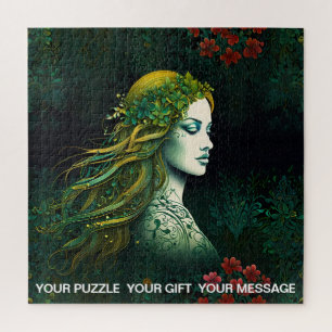 Puzzle Muse forestière enchantée