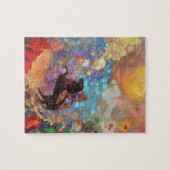 Puzzle Muse sur Pegasus Grecque Mythologie Peinture Vinta (Horizontal)