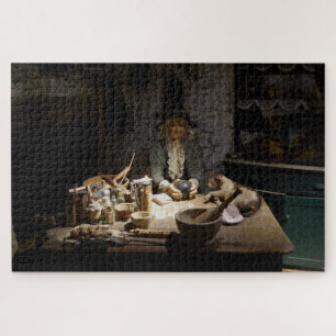 Puzzle Musée de l'artisanat exposition d'une sorcière